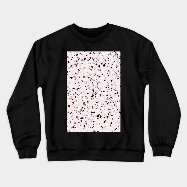 Speckle Party Blush Pink Crewneck Sweatshirt by fivemmPaper